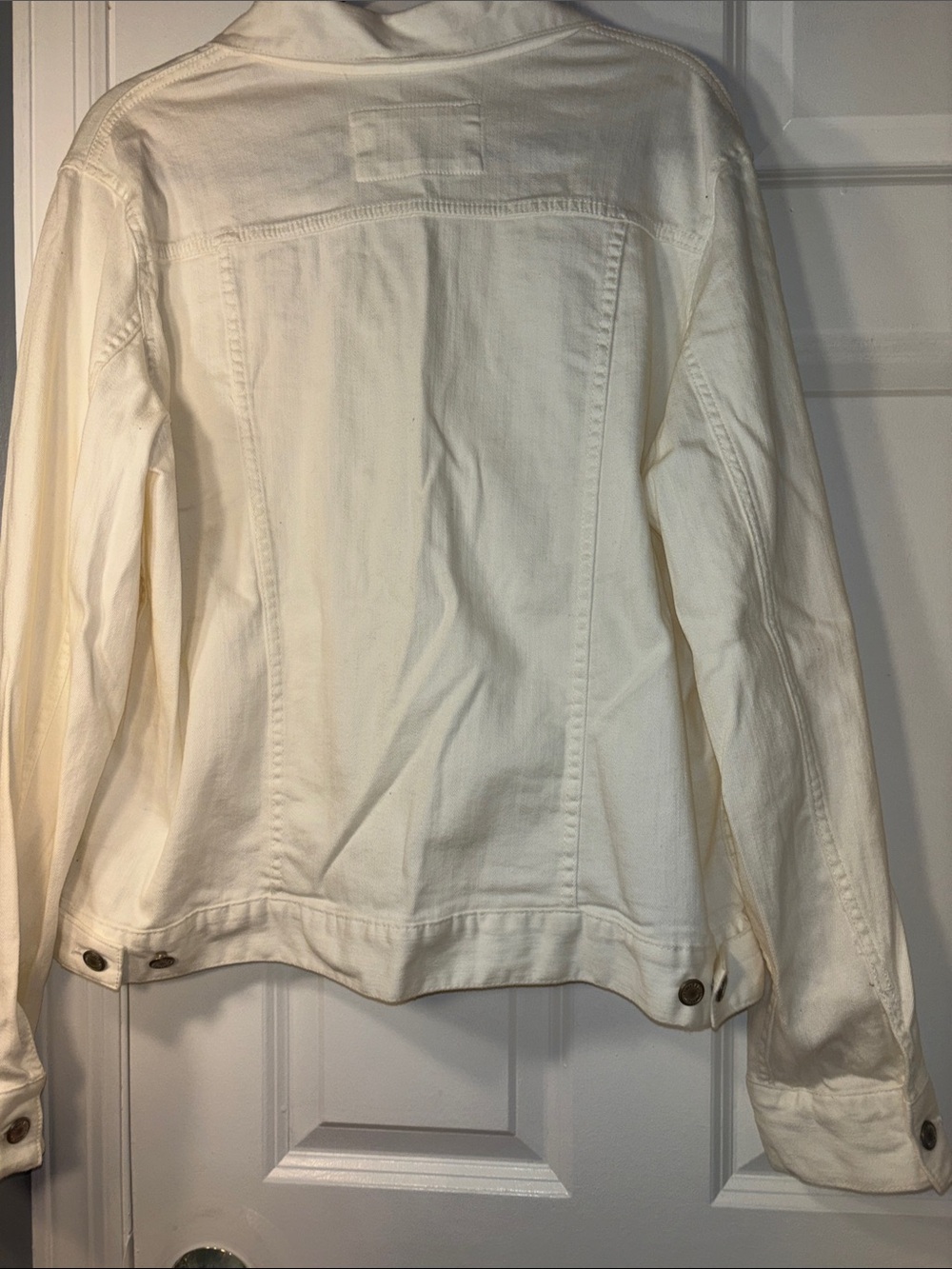 The Limited White Denim Jacket XXL New Without Tags - Picture 5 of 5